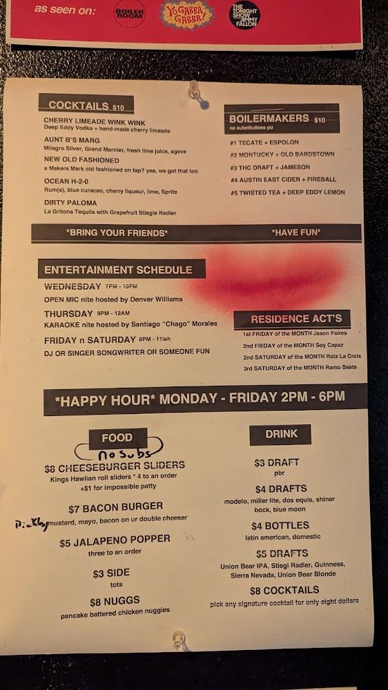 GUSTOS burger bar + more Menu image 1